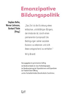 ISBN 9783825838584: Emanzipative Bildungspolitik