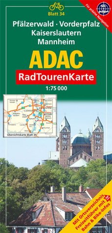 ISBN 9783826415470: ADAC Radtourenkarte Pfälzerwald, Vorderpfalz, Kaiserslautern, Mannheim – 1:75000