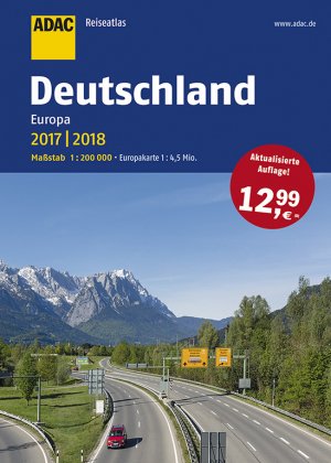 ISBN 9783826422423: ADAC Reiseatlas Deutschland, Europa 2017/2018 1:200 000