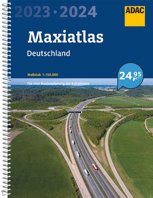 ISBN 9783826422751: ADAC Maxiatlas 2023/2024 Deutschland 1:150 000