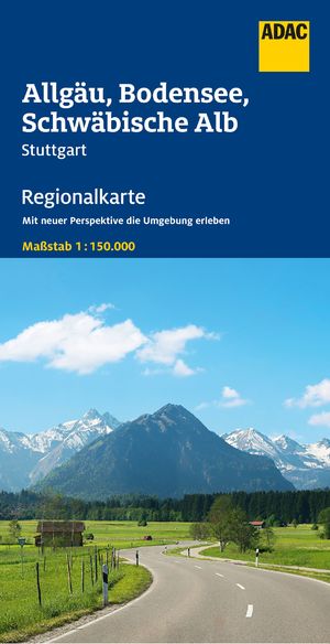 ISBN 9783826422775: ADAC Regionalkarte 15 Allgäu, Bodensee, Schwäbische Alb 1:150.000 - Stuttgart