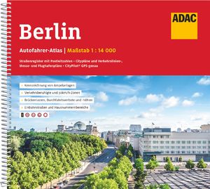 ISBN 9783826422904: ADAC Autofahreratlas Berlin 1:14.000