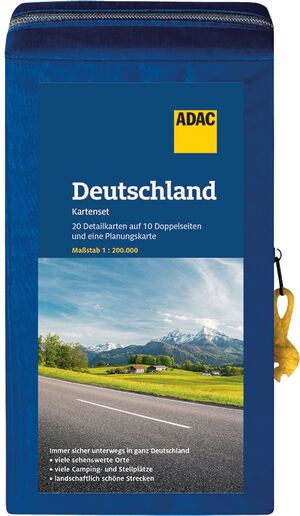 ISBN 9783826423390: ADAC Kartenset Deutschland