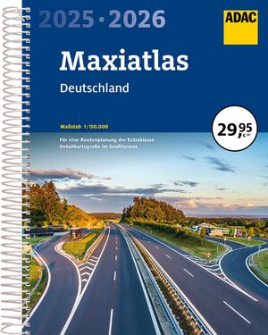 neues Buch – ADAC Maxiatlas 2025 2026 Deutschland 1:150.000