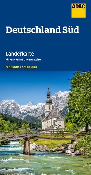 neues Buch – ADAC Länderkarte Deutschland Süd 1:500.000