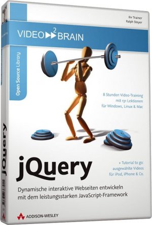 ISBN 9783827363015: jQuery - Video-Training - Interaktives Design mit dem JavaScript-Framework - 8 Stunden Video-Training