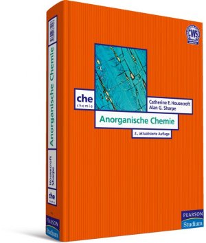 Housecroft, Catherine E. and Sharpe, Alan G. - Anorganische Chemie. Komplett vierfarbig mit einmaliger Didaktik Pearson Studium - Chemie Housecroft, Catherine E. Sharpe, Alan G. Chemiker Anorganische Chemie Anorganisch Chemistry anorganic Handbuch Lehrbuch Bindung Hauptgruppenelemente Lehrbuch Stoffchemie Kerneigenschafte Moleklsymmetrie Bindungen mehratomige Moleklen  Thermodynamik metallische ionische Festkrper Suren Basen Ionen wssrige Lsung Reduktion Oxidation Nicht-wssrige Medien Wasserstoff Alkalimetalle 1 Metalle der Gruppe 2 Elemente der Gruppe Gruppe 14 Gruppe 15 lemente Gruppe 16  Gruppe 17 Gruppe 18 Organometallische Verbindungen der s- und p-Block Elemente Chemie des d-Blocks Betrachtungen 20. Chemie des d-Blocks: Koordinationskomplexe 21. Chemie der d-Block Metalle: die Metalle der ersten Reihe 22. Chemie der d-Block Metalle: die Metalle der zweiten und dritten Reihen 23. Metallorganische Verbindungen der d-Block Elemente 24. Die Metalle des f-Blocks: Lanthanoide und Actinoide 25. Metallkomplexe des d-Blocks: Reaktionsmechanismen  Homogene heterogene Katalyse Festkrperchemie Spurenmetalle Naturwissenschaften