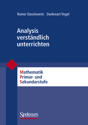 gebrauchtes Buch – Rainer Danckwerts – Analysis verständlich unterrichten