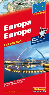 ISBN 9783828300170: Europa Strassenkarte 1:3,6 Mio. – Fernrouten, e-Distoguide, BeeTagg, Index. Ortsverzeichnis.