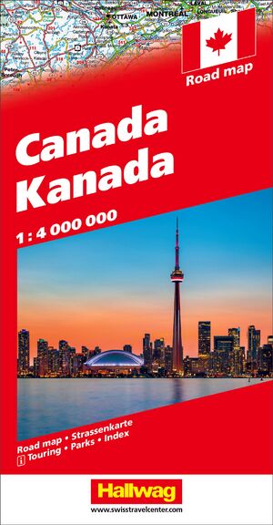 ISBN 9783828304666: Kanada; Canada/Hallwag Straßenkarten