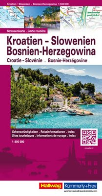 gebrauchtes Buch – N.N. – Kroatien, Slowenien, Bosnien-Herzegowina - Sehenswürdigkeiten, Reiseinformationen, Index