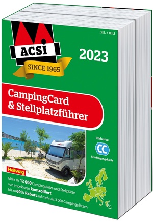 ISBN 9783828310414: ACSI CampingCard & Stellplatzführer 2023  / Teil 1