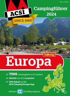 ISBN 9783828310667: ACSI Campingführer Europa 2024 - Bestehend aus 2 Bänden inkl. ACSI CampingCard Ermässigungskarte