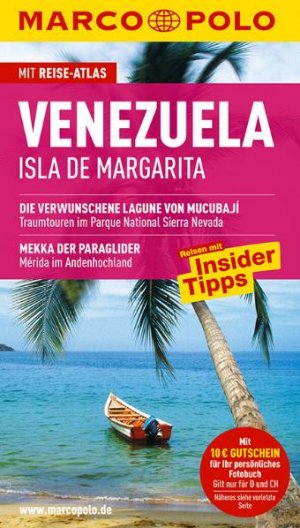 gebrauchtes Buch – Volker Alsen – MARCO POLO Reiseführer Venezuela - Isla de Margarita. Cityplan + 8 S. Reiseatlas, Farbfotos, Tipps