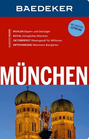 gebrauchtes Buch – Helmut Linde – Baedeker Reiseführer München Neu (steht drauf) - mit großem Cityplan / Stadtplan zum Herausnehmen