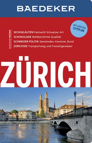 gebrauchtes Buch – Dina Stahn – Baedeker Reiseführer Zürich - mit GROSSEM CITYPLAN