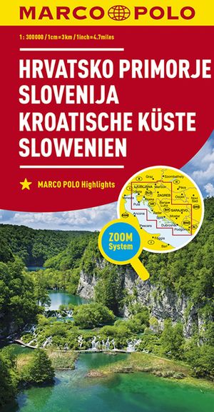 ISBN 9783829737944: Landkarte Slowenien + Kroatische Küste 1:300000 Hrvatsko primorje, Slovenija