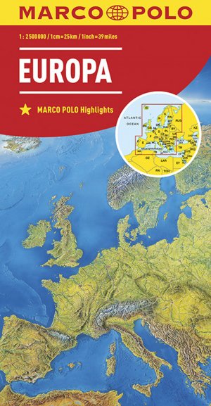 ISBN 9783829738262: MARCO POLO Länderkarte Europa 1:2,5 Mio.