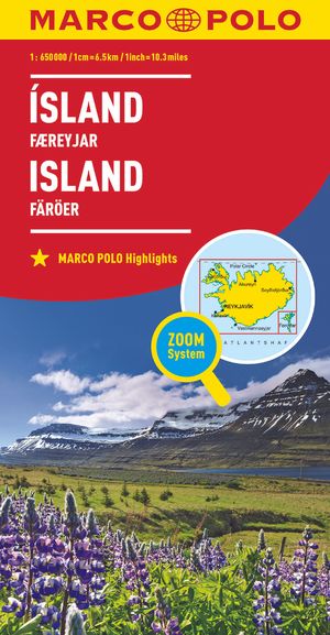 ISBN 9783829738323: MARCO POLO Länderkarte Island, Färöer 1:650 000