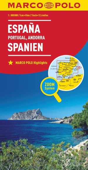 ISBN 9783829738453: MARCO POLO Länderkarte Spanien, Portugal 1:800.000 - Andorra