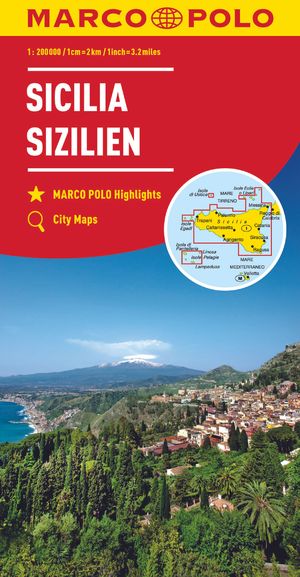 ISBN 9783829739863: Landkarte Sizilien 1:200000 Sicilia - Marco Polo highlights