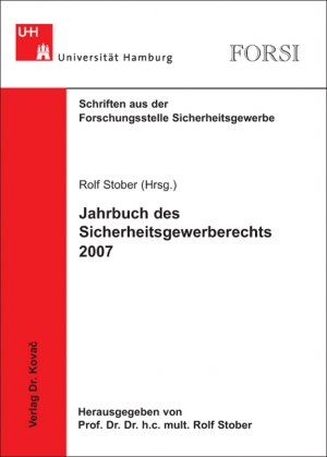 ISBN 9783830041863: Jahrbuch des Sicherheitsgewerberechts 2007