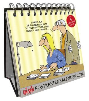 ISBN 9783830321101: Uli Stein Postkartenkalender 2024