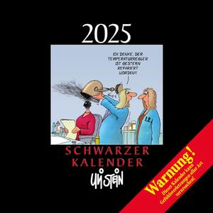 ISBN 9783830321736: Uli Stein Schwarzer Kalender 2025: Monatskalender für die Wand