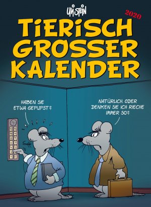 ISBN 9783830378068: Uli Stein Tierisch großer Kalender 2020