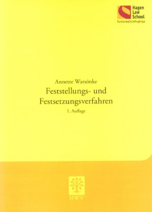 ISBN 9783830532965: Feststellungs- und Festsetzungsverfahren - 1. Auflage