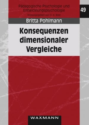 ISBN 9783830914419: Konsequenzen dimensionaler Vergleiche