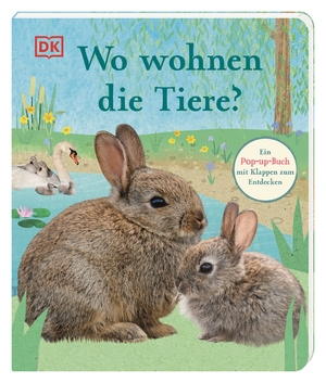 gebrauchtes Buch – Eva Sixt – Wo wohnen die Tiere?: Pappbilderbuch. Ein Pop-up-Buch mit Klappen zum Entdecken für Kinder ab 2 Jahren