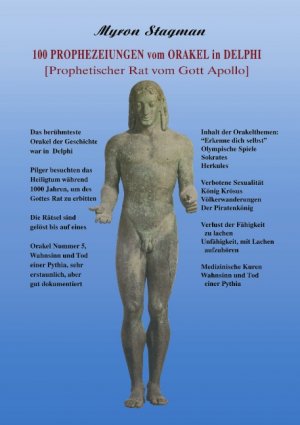 ISBN 9783831106042: 100 Prophezeiungen vom Orakel in Delphi | Myron Stagman | Taschenbuch | Paperback | 180 S. | Deutsch | 2001 | BoD - Books on Demand | EAN 9783831106042