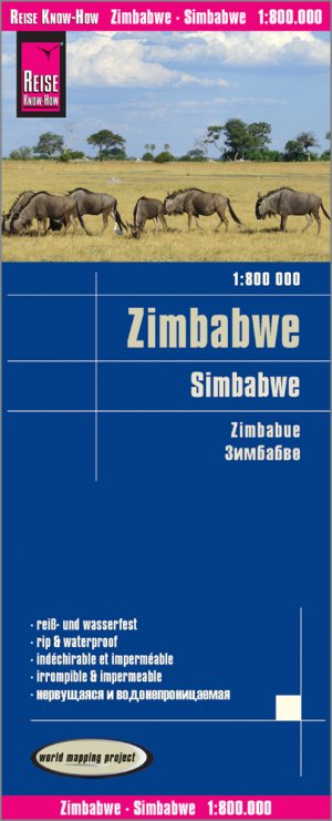 ISBN 9783831772704: Reise Know-How Landkarte Simbabwe (1:800.000) – world mapping project