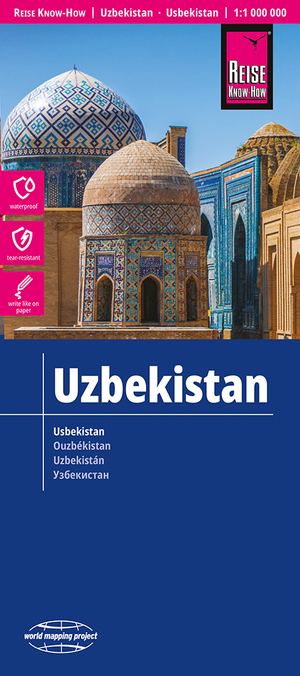 ISBN 9783831772742: Reise Know-How Landkarte Usbekistan / Uzbekistan (1:1.000.000) - reiß- und wasserfest (world mapping project)