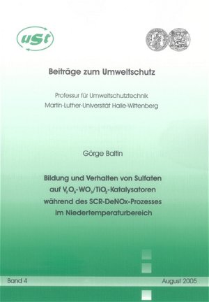 ISBN 9783832242664: Bildung und Verhalten von Sulfaten auf V2O5-WO3/TiO2-Katalysatoren während des SCR-DeNOx-Prozesses im Niedertemperaturbereich