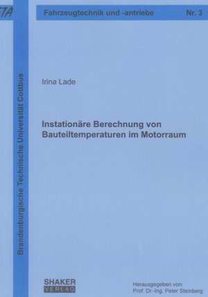 ISBN 9783832289652: Instationäre Berechnung von Bauteiltemperaturen im Motorraum.