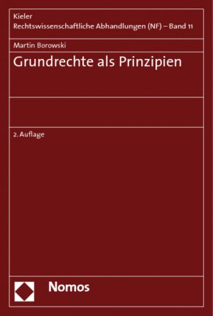 ISBN 9783832926250: Grundrechte als Prinzipien