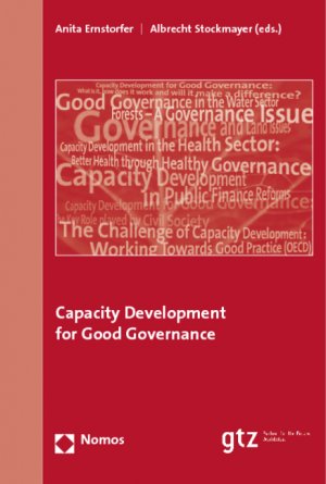 ISBN 9783832928711: Capacity Development for Good Governance