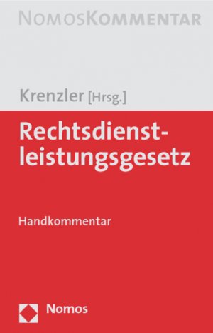 ISBN 9783832929343: Rechtsdienstleistungsgesetz - Handkommentar