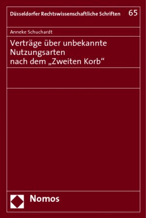 ISBN 9783832940805: Verträge über unbekannte Nutzungsarten nach dem "Zweiten Korb"