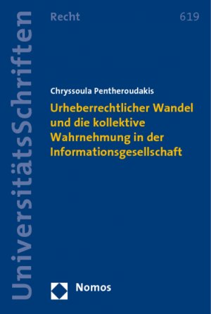 ISBN 9783832941857: Urheberrechtlicher Wandel und die kollektive Wahrnehmung in der Informationsgesellschaft - Grundlagen, Wesen und Perspektiven der kollektiven Wahrnehmung mit rechtsvergleichenden Beiträgen zu ausgewählten EU-Urheberrechtssystemen