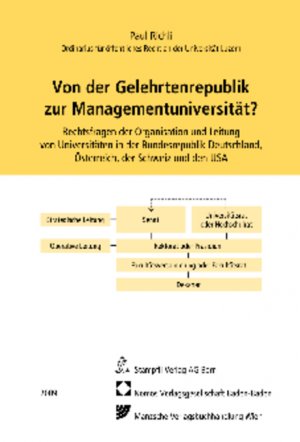 ISBN 9783832948054: Von der Gelehrtenrepublik zur Managementuniversität? : Rechtsfragen der Organisation und Leitung von Universitäten in der Bundesrepublik Deutschland, Österreich, der Schweiz und den USA.