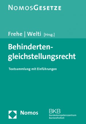 ISBN 9783832952211: Behindertengleichstellungsrecht - Textsammlung mit Einführungen, Rechtsstand: 1. Mai 2010