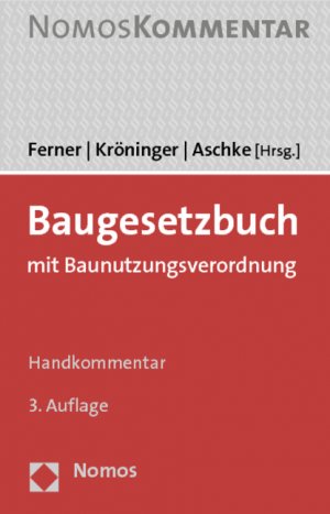 ISBN 9783832960063: Baugesetzbuch - mit Baunutzungsverordnung