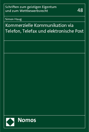 ISBN 9783832967918: Kommerzielle Kommunikation via Telefon, Telefax und elektronische Post