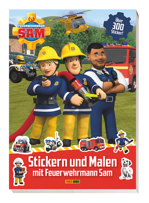 ISBN 9783833241543: Feuerwehrmann Sam: Stickern und Malen mit Feuerwehrmann Sam - über 300 Sticker!