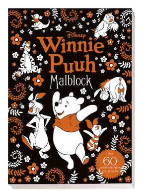 ISBN 9783833242960: Disney Winnie Puuh: Malblock: über 60 wundervolle Motive zum Ausmalen! – Cover mit Goldfolienprägung