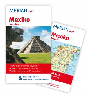 ISBN 9783834208262: Mexiko Yucatán - MERIAN live! - Mit Kartenatlas im Buch und Extra-Karte zum Herausnehmen