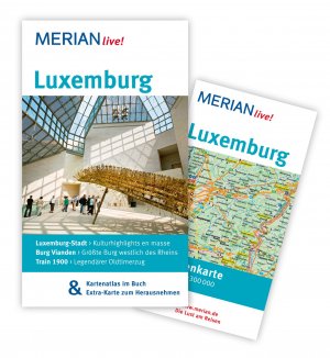 ISBN 9783834210388: Luxemburg - MERIAN live! - Mit Kartenatlas im Buch und Extra-Karte zum Herausnehmen